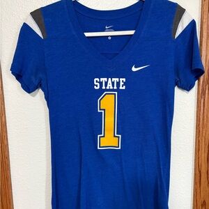 Nike Women's Blue South Dakota State Jersey Shirt